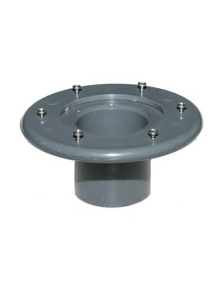 Grey PVC Flanged Tank Connectors