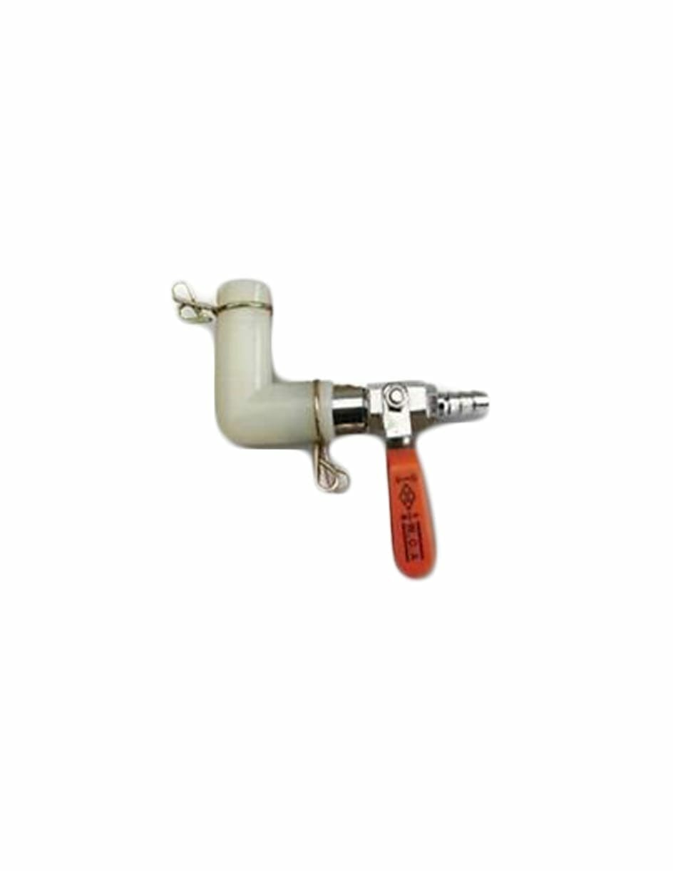 8mm Single Air Valve and Rubber Connector