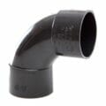 Black Solvent Weld 90 Degree Swept Bend