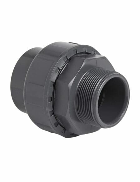 Single Union Threaded Male - Plain Female Pressure Fitting
