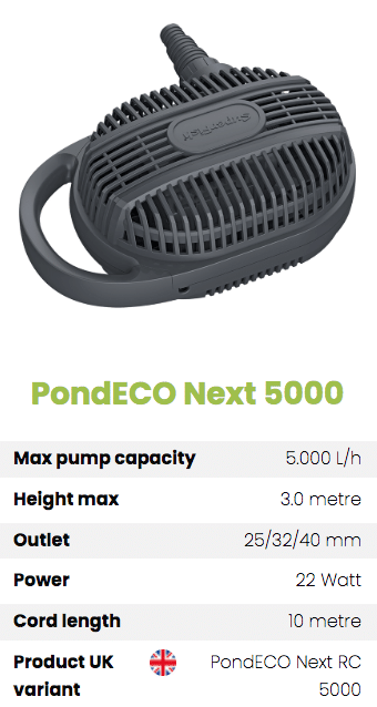 Pond Eco Next RC 5000 @ The Oaks Koi Farm